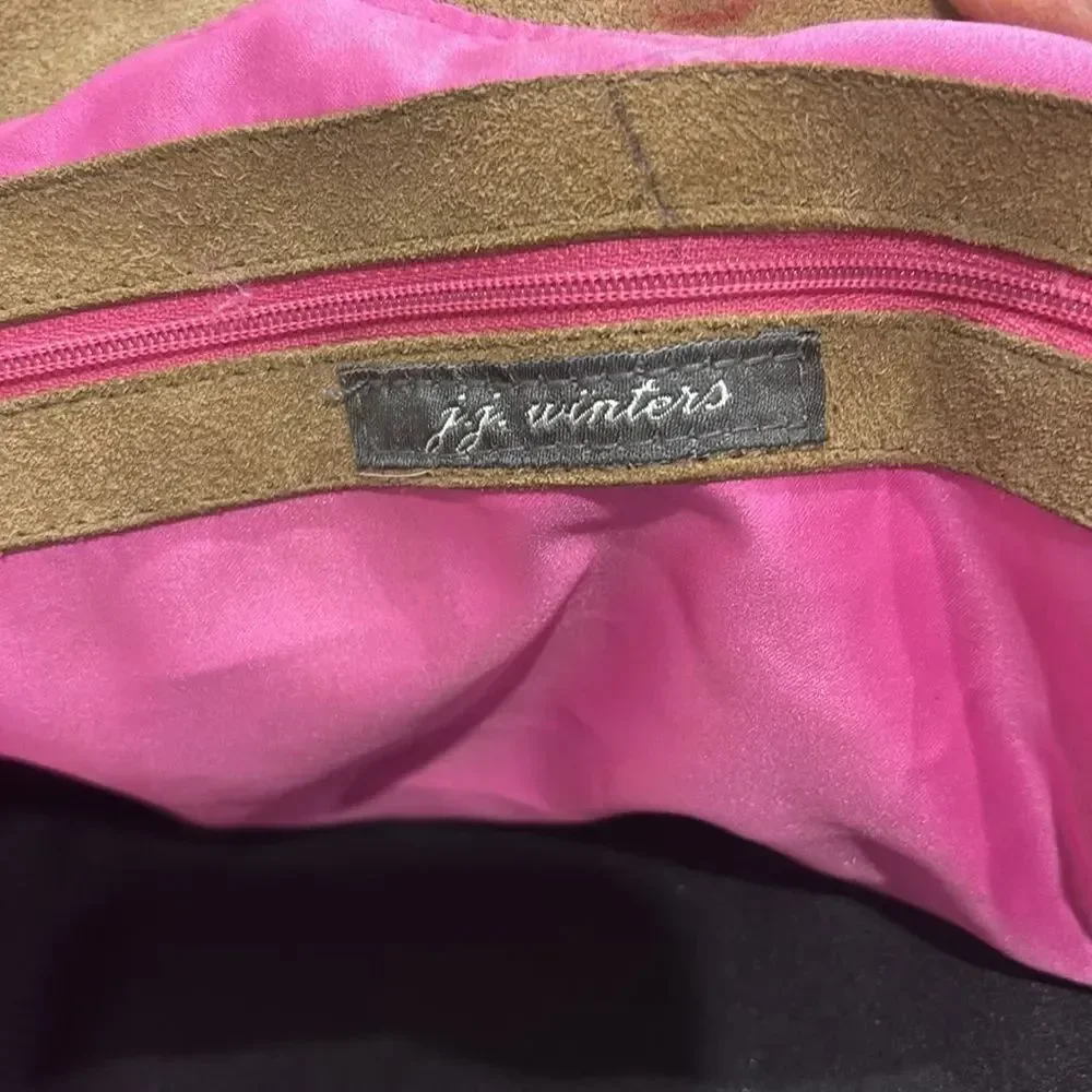 JJ Winters Brown Leather Shoulder Bag